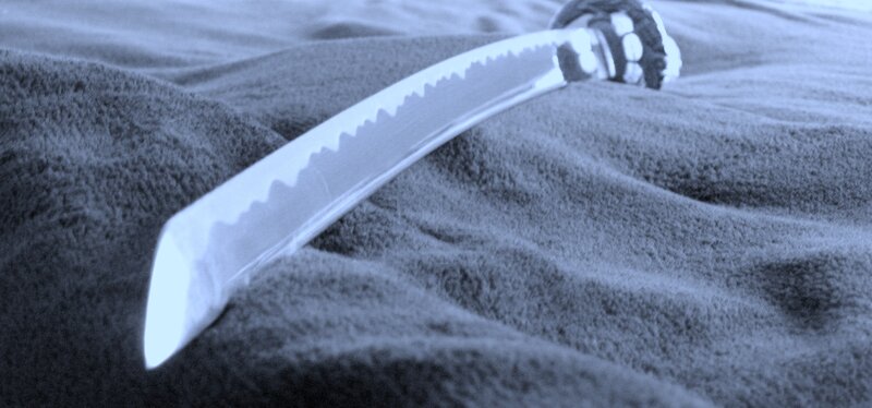 Katana on Fabric