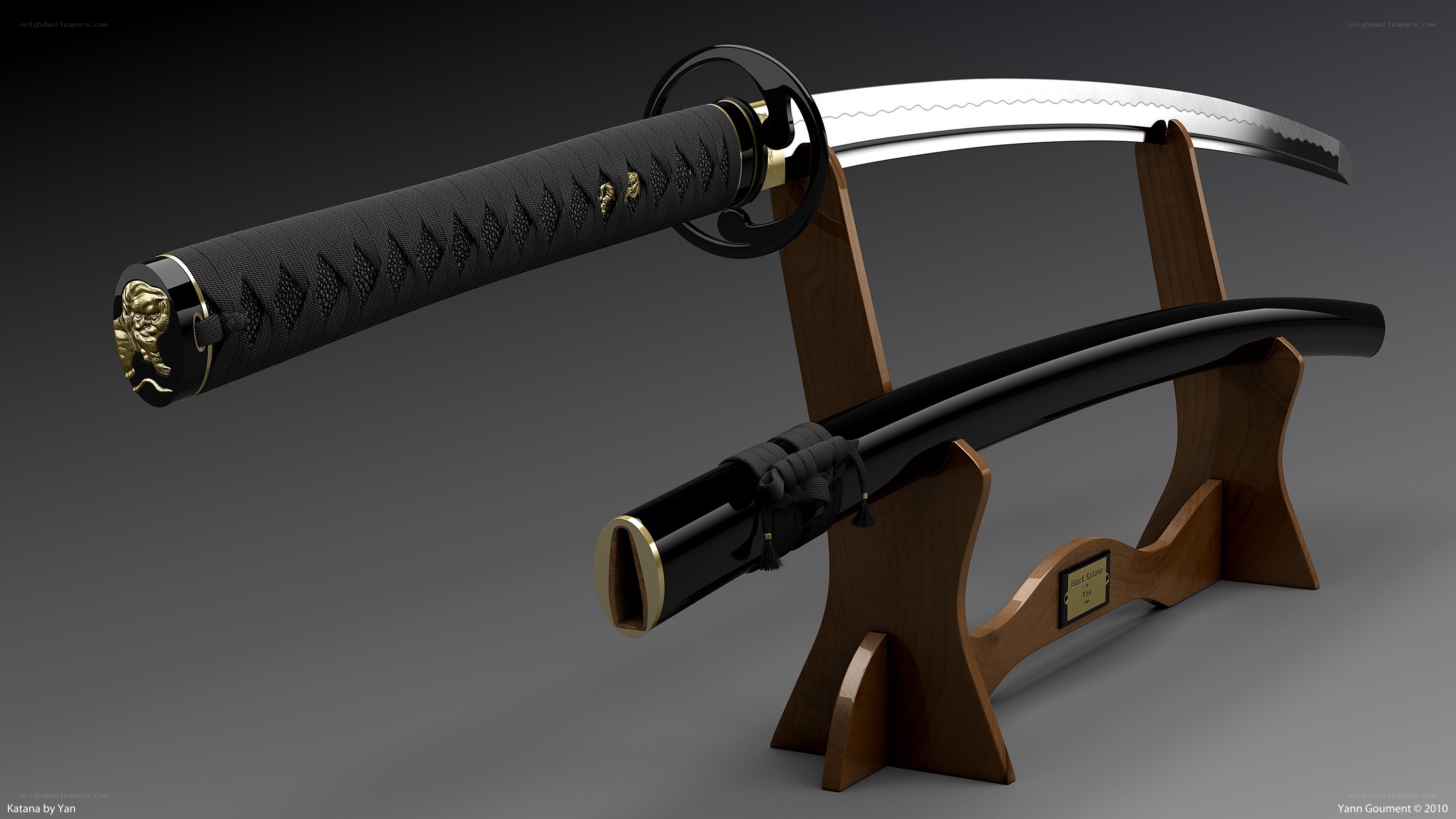 Katana sword display