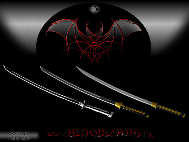 Katana sword set
