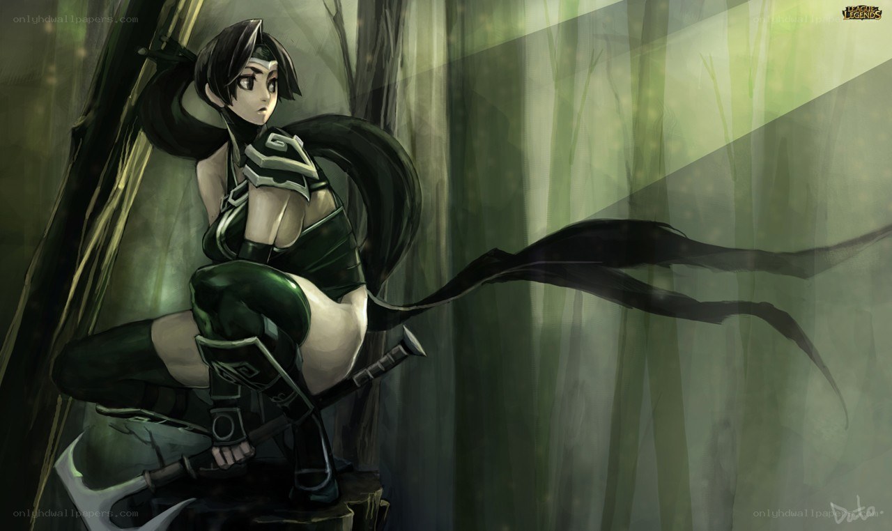 Katarina in the forest