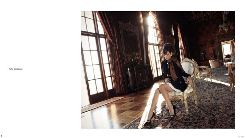 Kate Beckinsale in a grand room