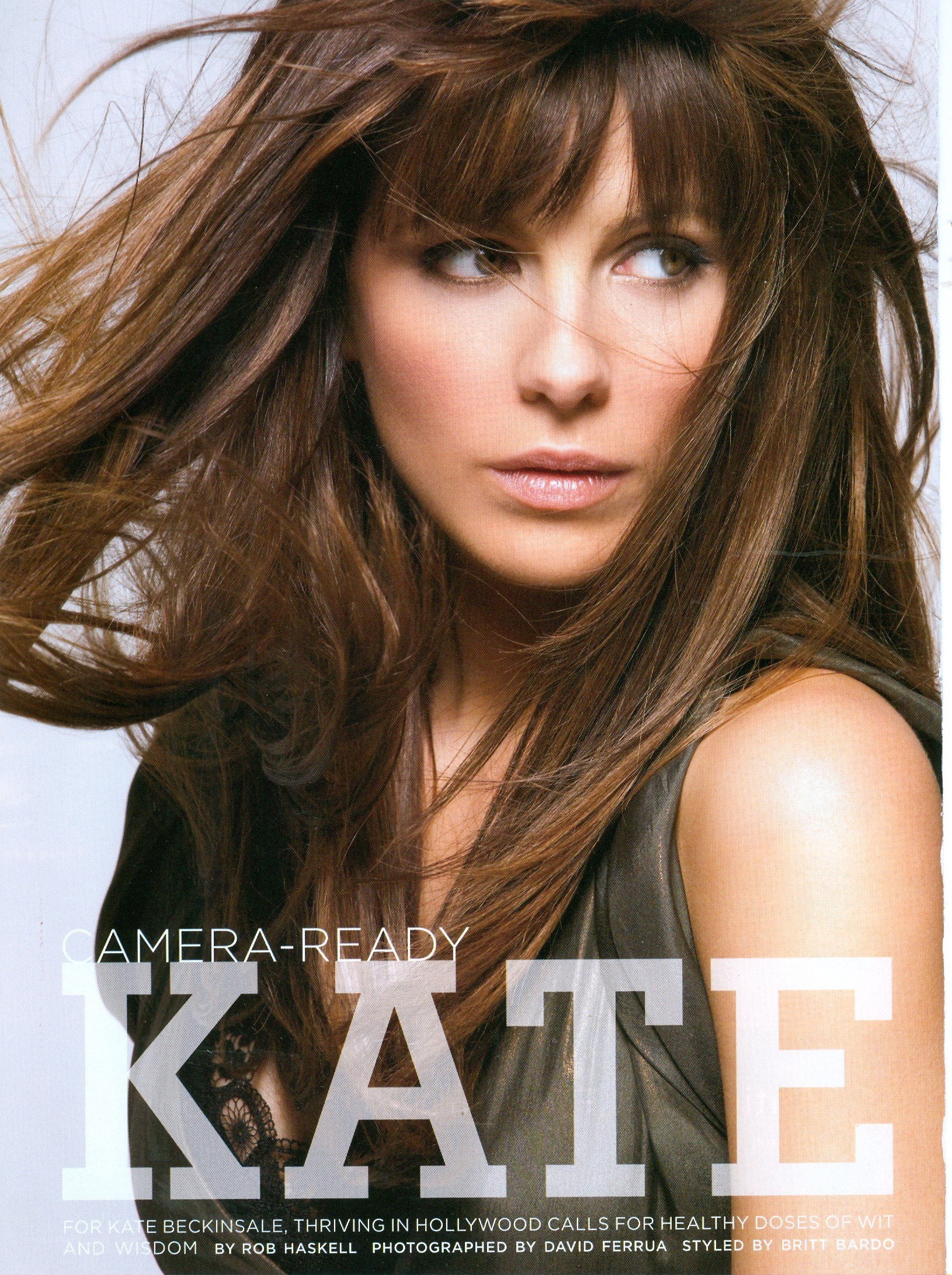 Kate Beckinsale magazine cover