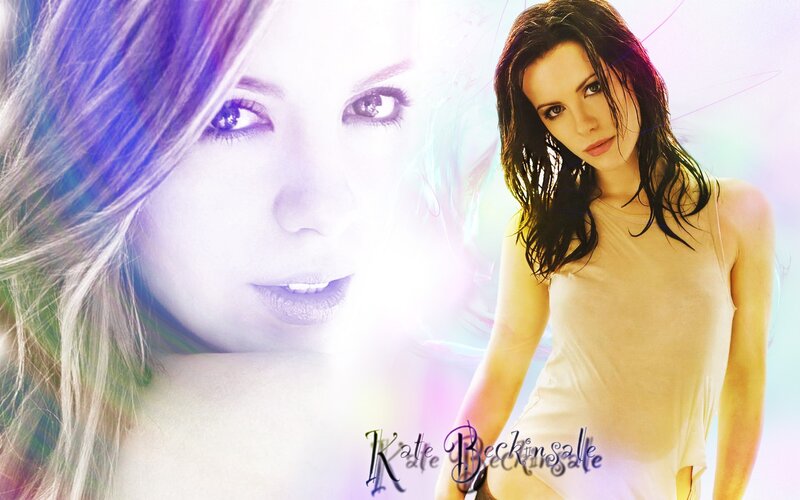 Kate Beckinsale portrait collage