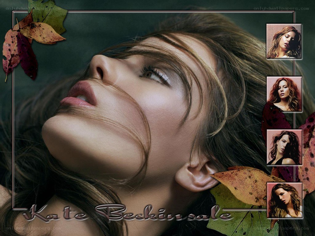 Kate Beckinsale portrait collage