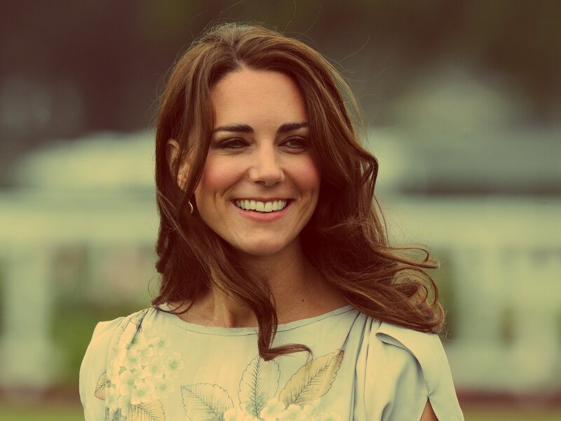 Kate Middleton smiling outdoors