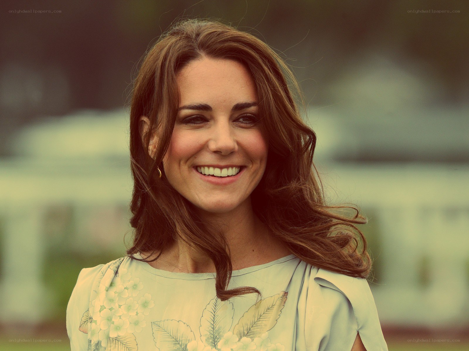 Kate Middleton smiling outdoors