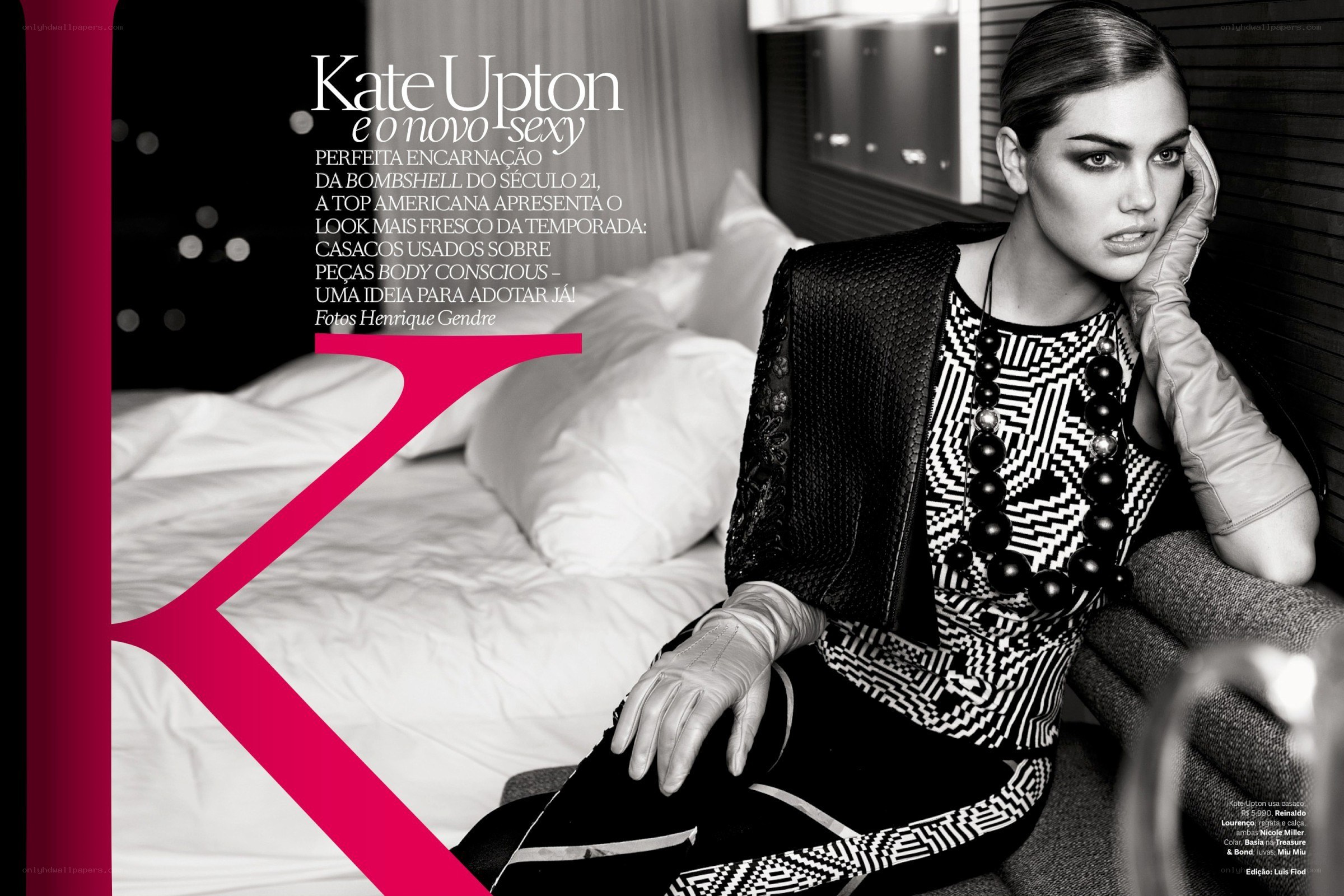 Kate Upton fashion editorial
