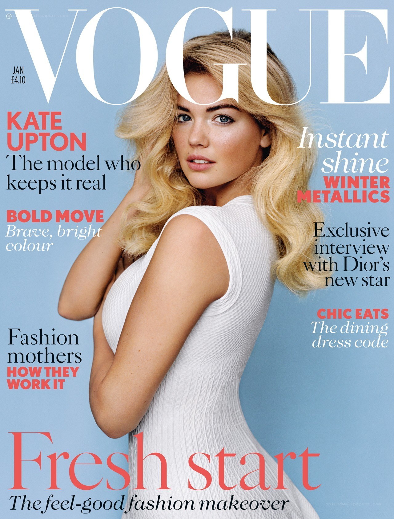 Kate Upton on Vogue cover