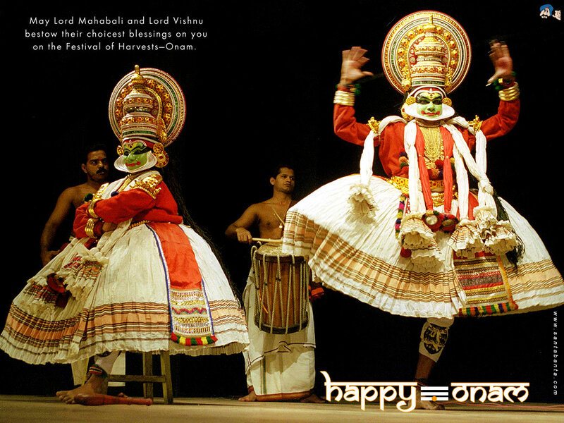 Kathakali Dancers on Stage