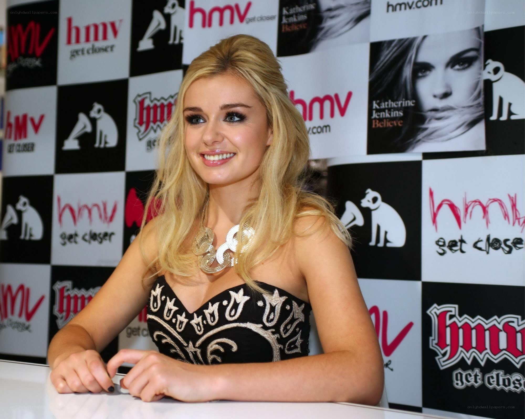 Katherine Jenkins at HMV event