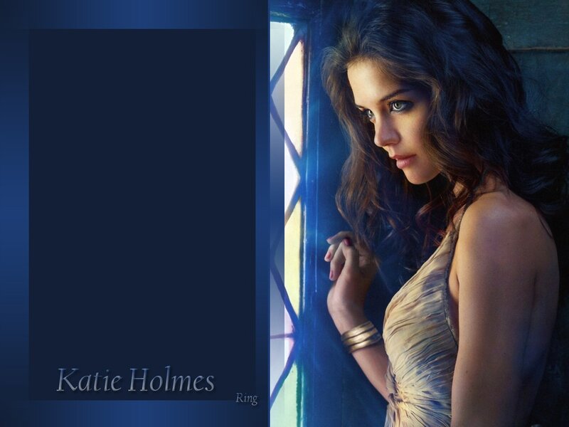 Katie Holmes by window
