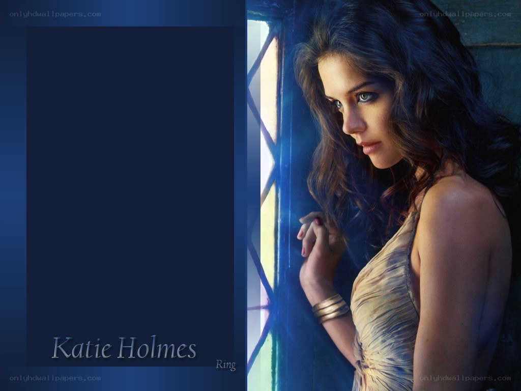 Katie Holmes by window