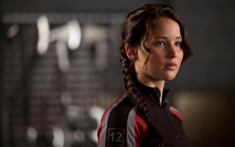 Katniss Everdeen in District 12 jacket