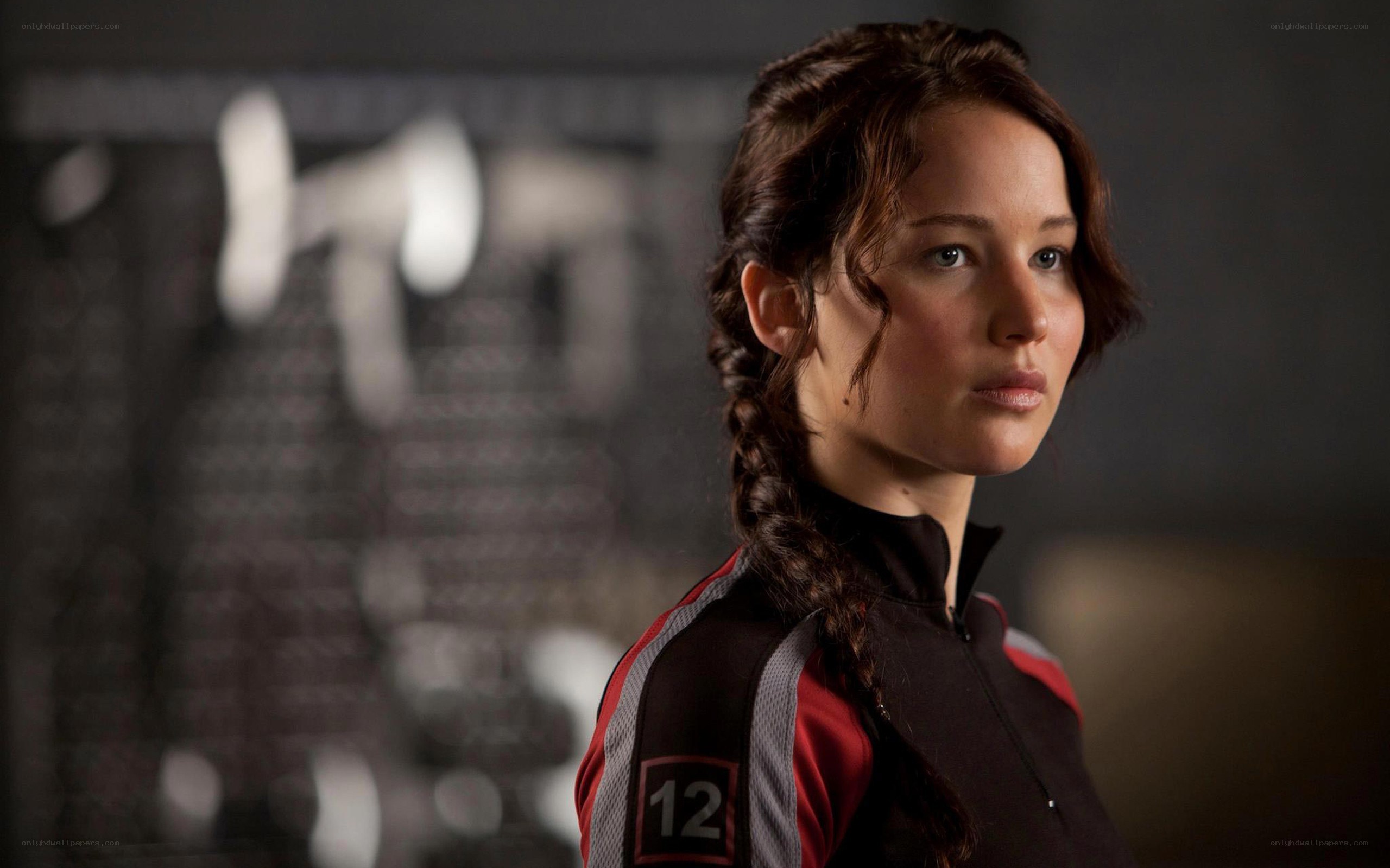 Katniss Everdeen in District 12 jacket