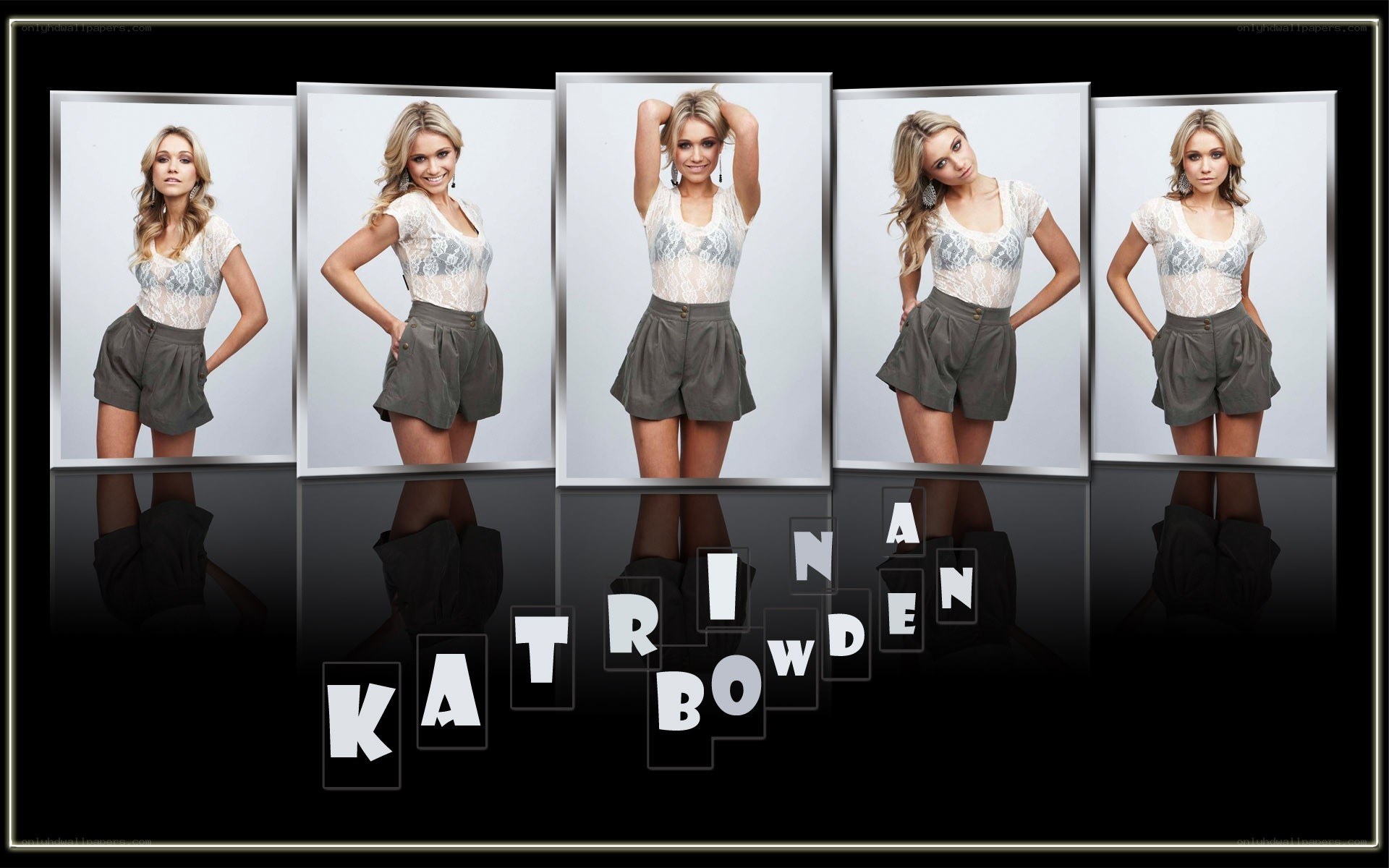 Katrina Bowden photo collage