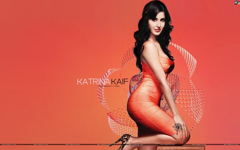 Katrina Kaif in orange dress