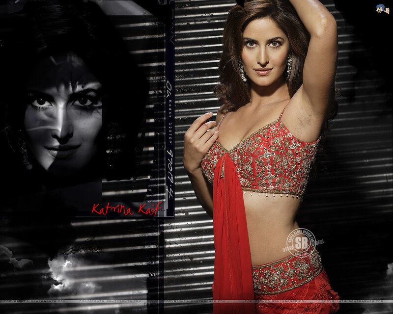 Katrina Kaif in red sari