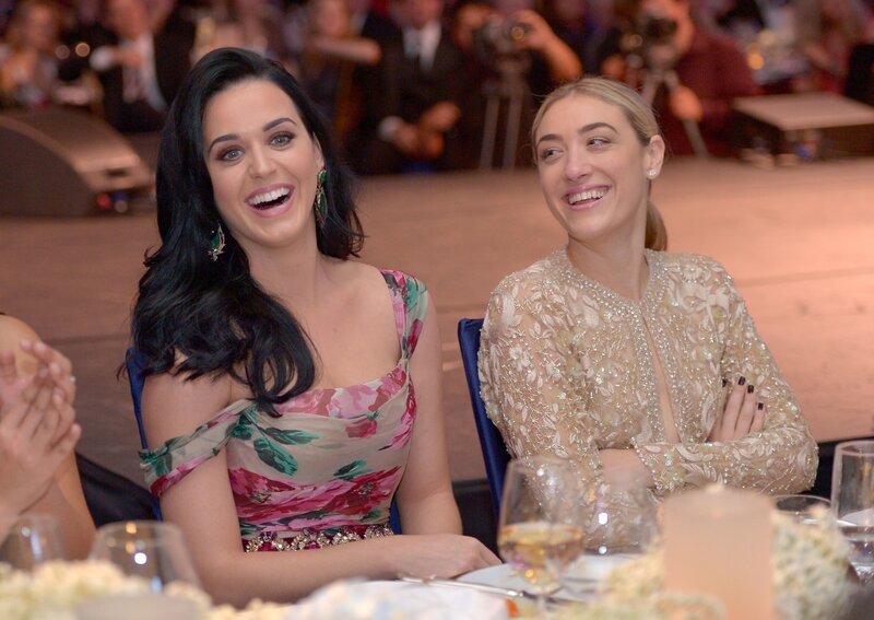 Katy Perry and a friend at an event
