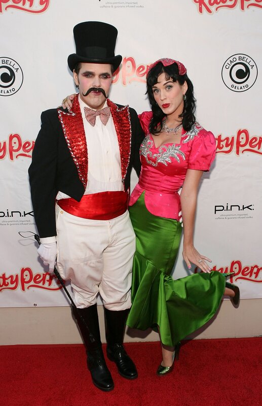 Katy Perry and a man in costume