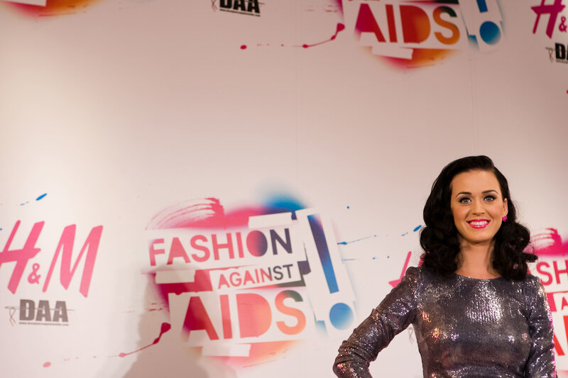Katy Perry at Fashion Against AIDS