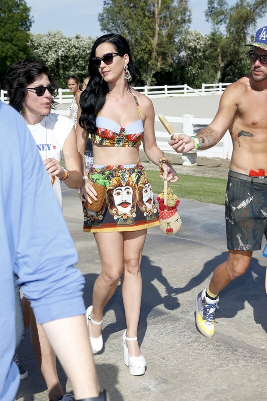 Katy Perry at outdoor event