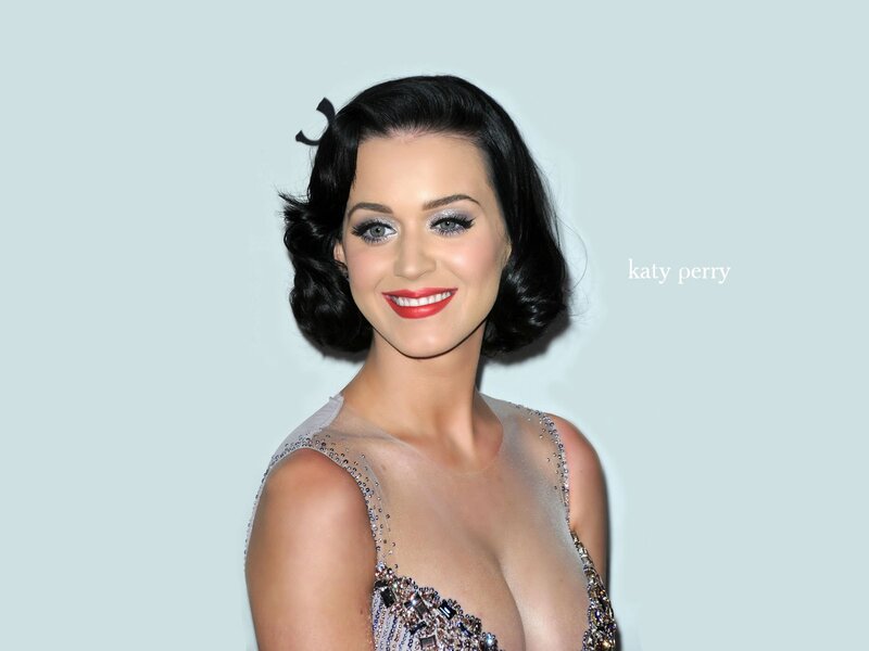Katy Perry in a sparkly dress