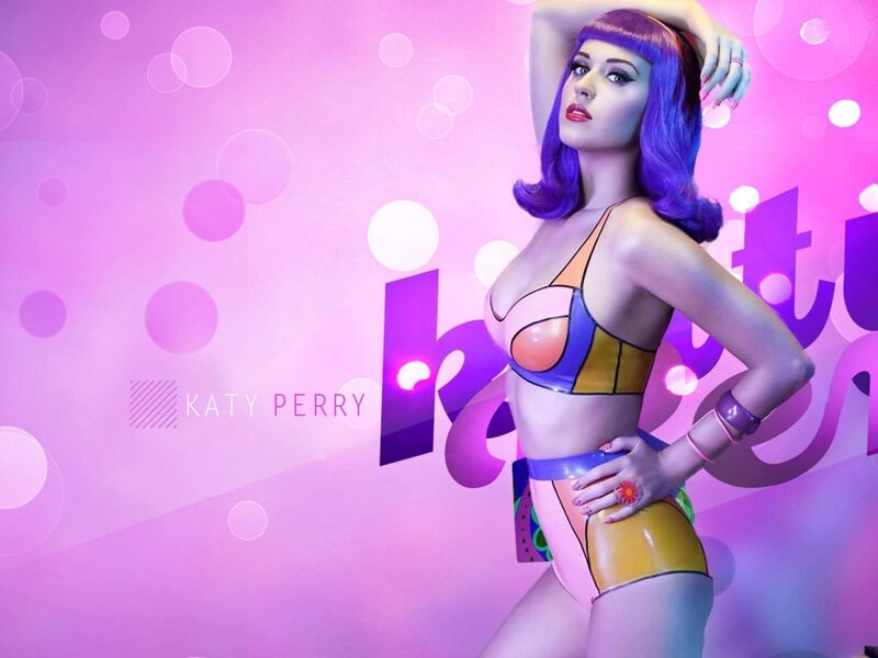 Katy Perry in colorful outfit
