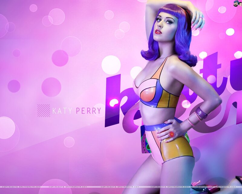 Katy Perry in colorful outfit