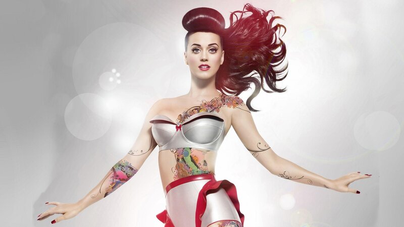 Katy Perry in futuristic outfit