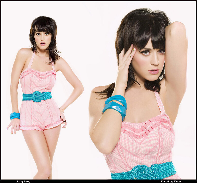 Katy Perry in pink outfit