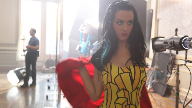 Katy Perry in superhero costume