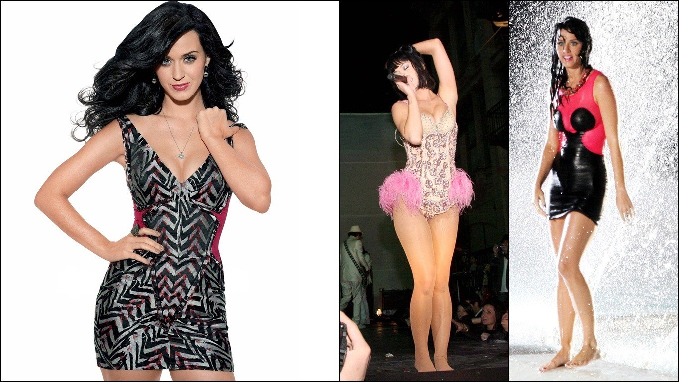 Katy Perry in various outfits