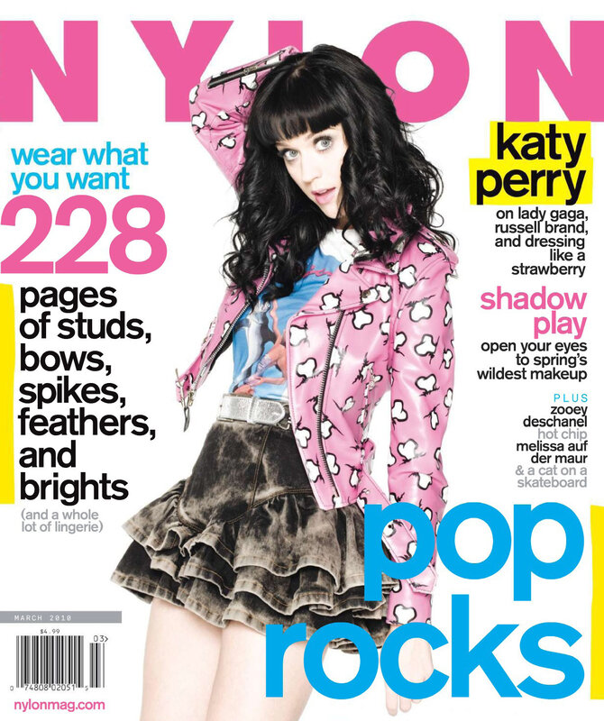 Katy Perry on Nylon magazine cover