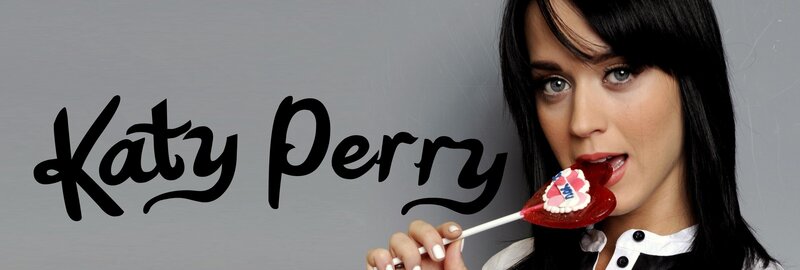 Katy Perry with a lollipop