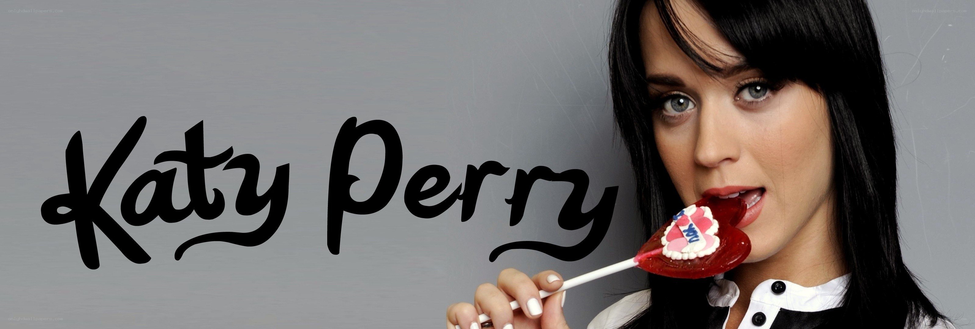 Katy Perry with a lollipop