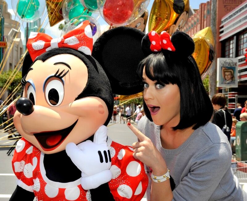 Katy Perry with Minnie Mouse
