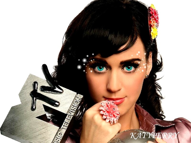 Katy Perry with MTV award