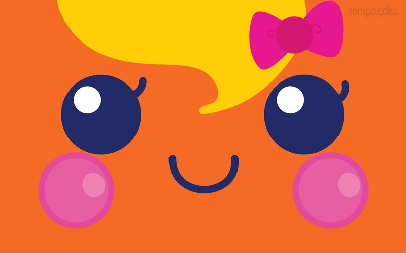 kawaii character face