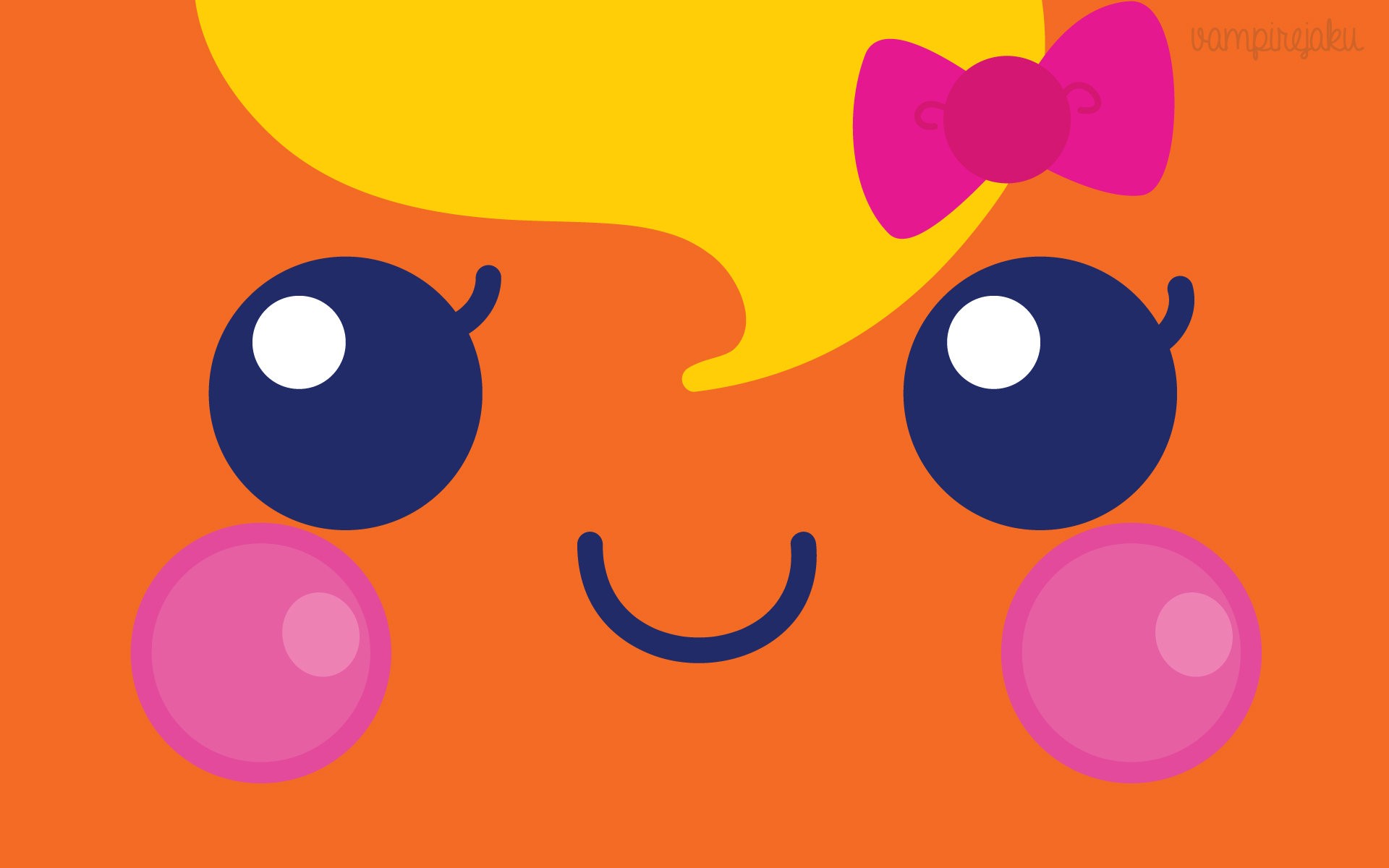 kawaii character face