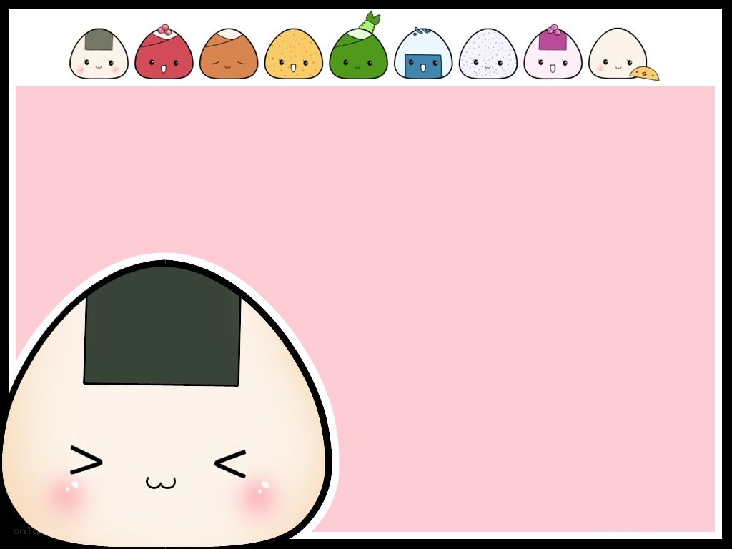 kawaii onigiri characters