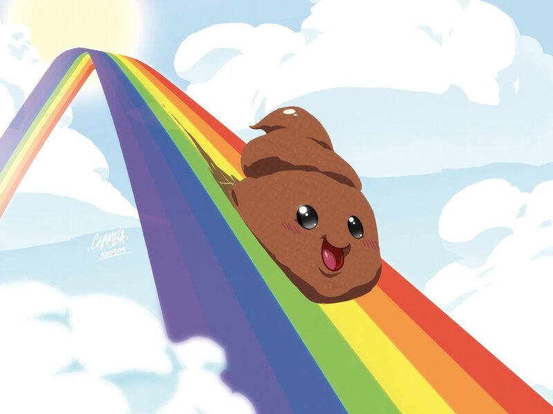 Kawaii Poop Character