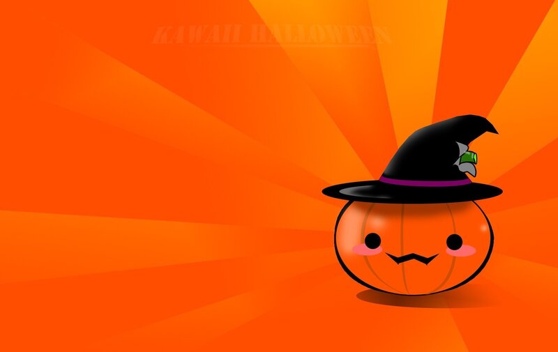 Kawaii Pumpkin Character