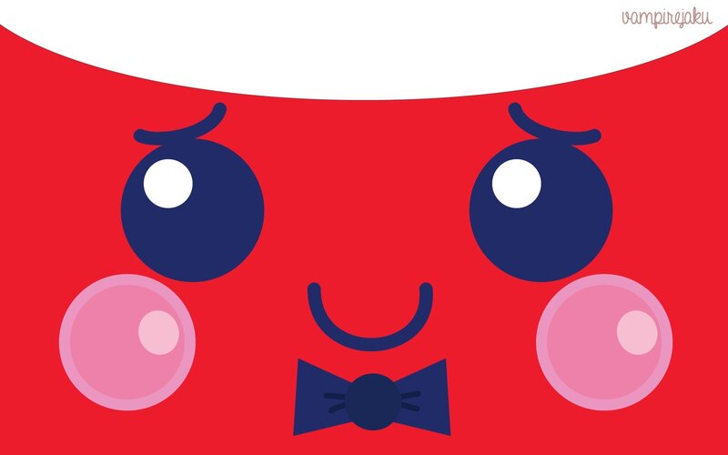 Kawaii Red Character