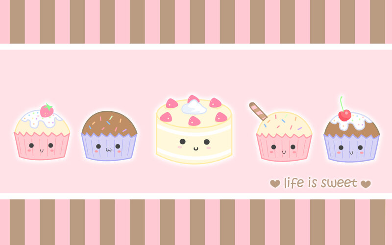 kawaii sweets illustration