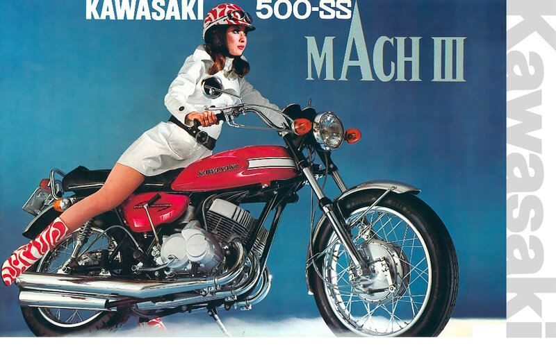 Kawasaki 500-SS Mach III ad