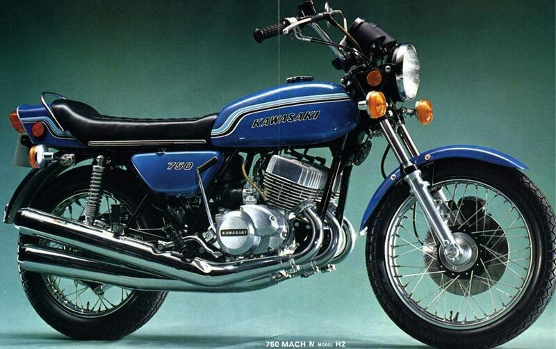Kawasaki 750 Mach IV motorcycle