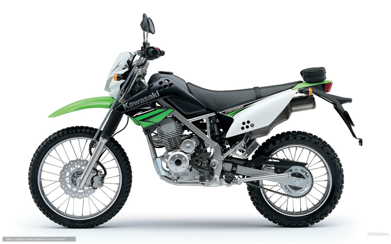Kawasaki dirt bike motorcycle