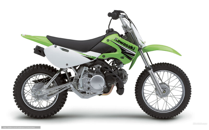 Kawasaki KDX110 dirt bike