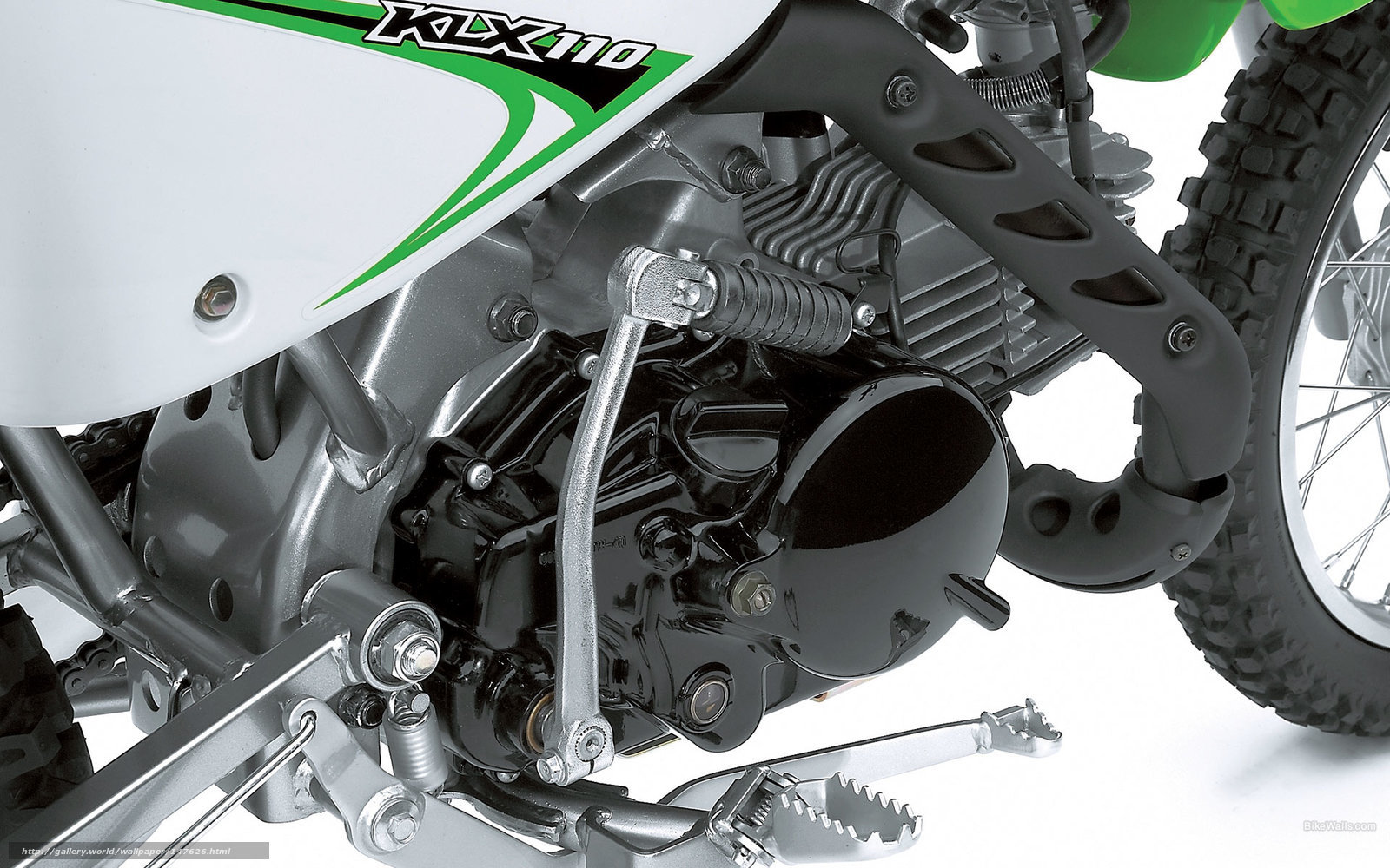 Kawasaki KX110 motorcycle engine