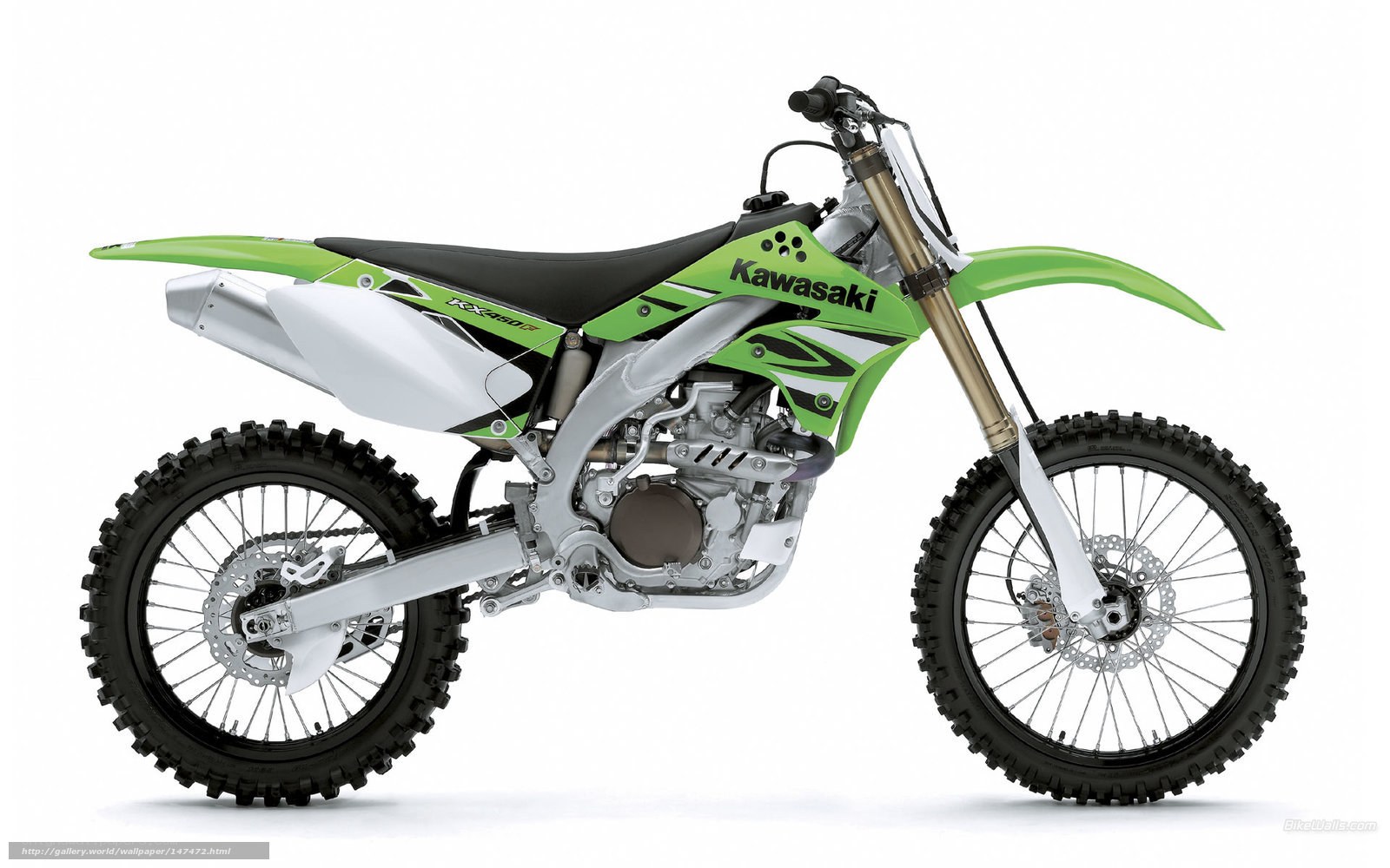 Kawasaki KX450F dirt bike